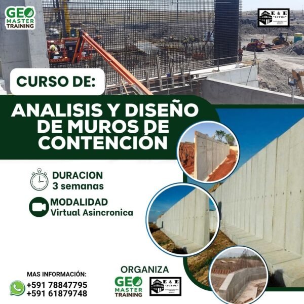 Curso de Analisis y Diseño de Muros de Contencion