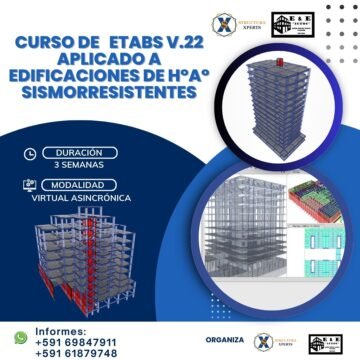 Curso de Etabs V.22 – Aplicado a Edificaciones de Hº Aº Sismorresistentes
