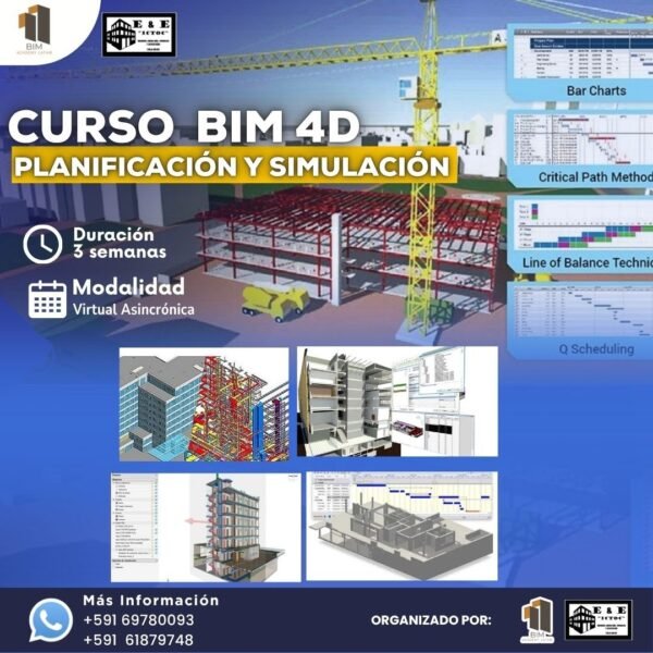 Curso de Bim 4D – Planificación y Simulación de Obra